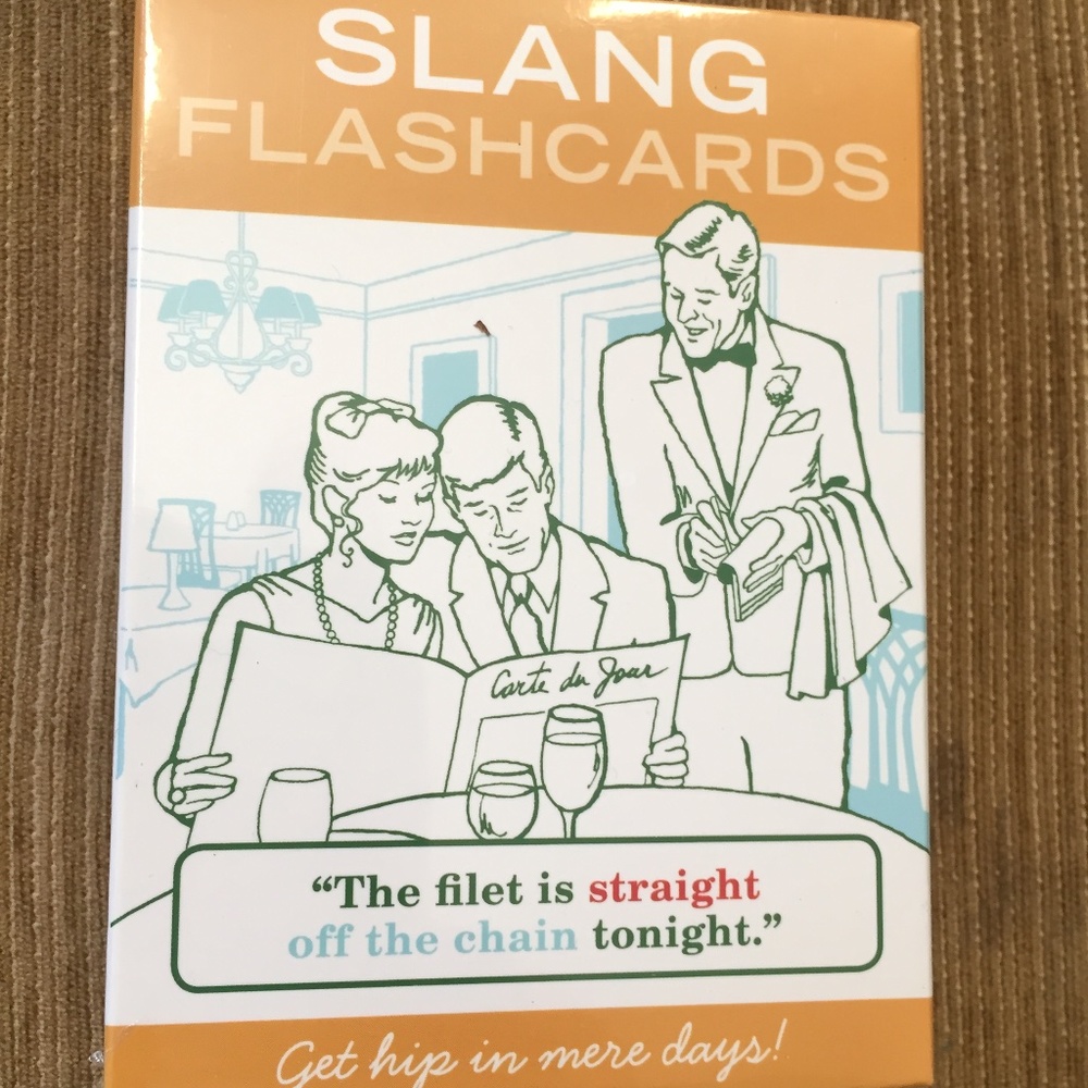 Slang Flash Cards for Games at Dinner